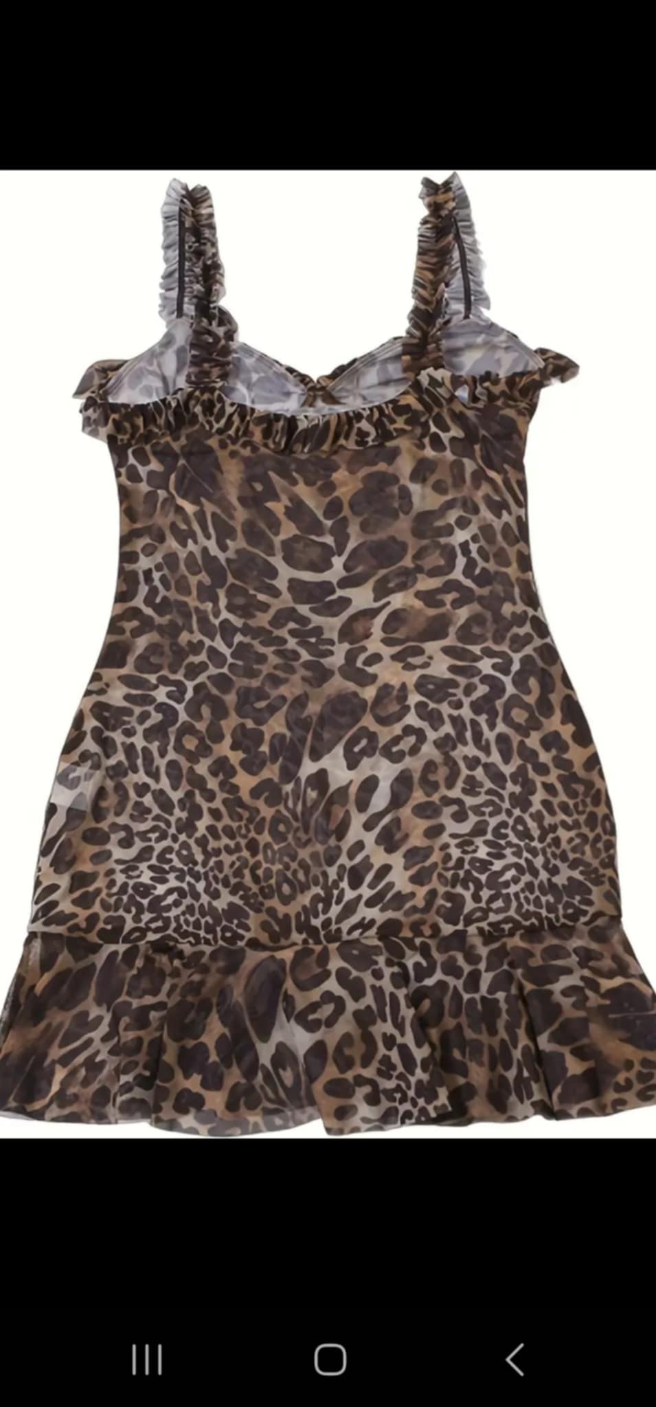 Dress Mesh Cheetah