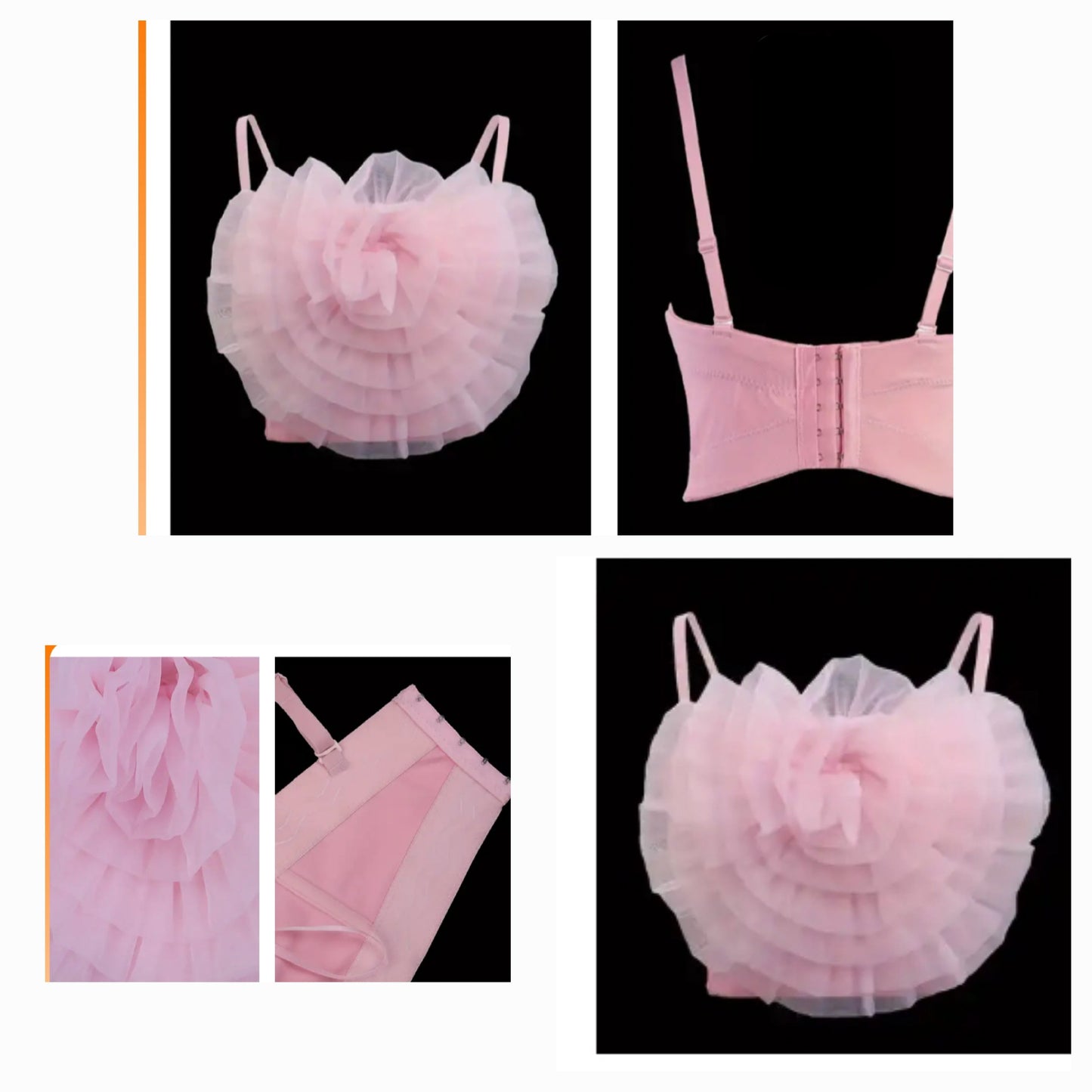 Pink Flower Corset