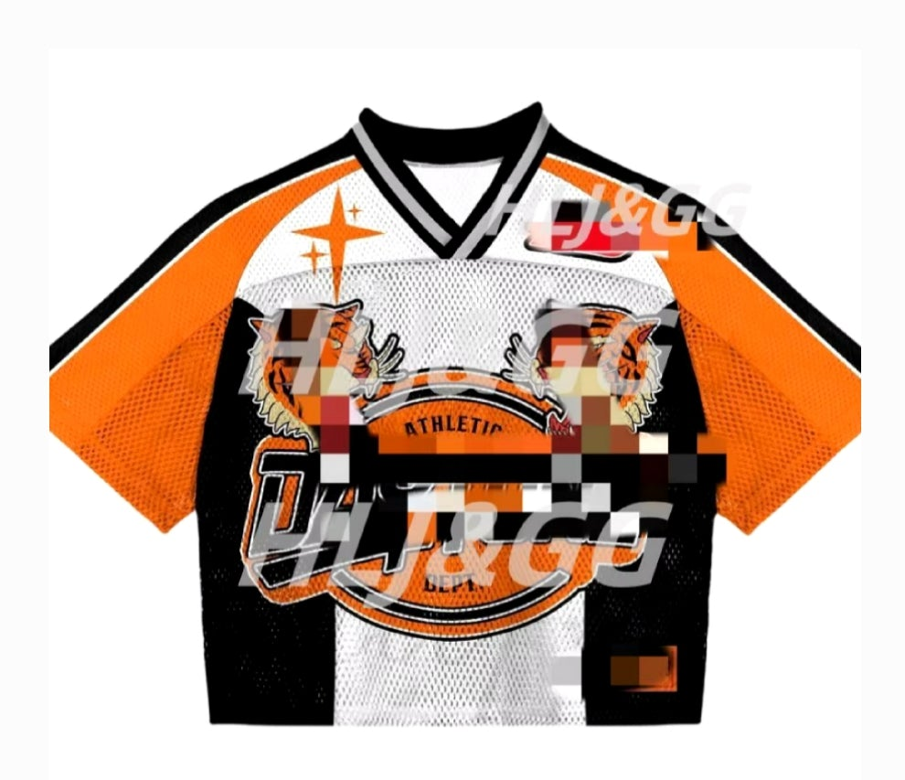 Orange Graphic Jersey