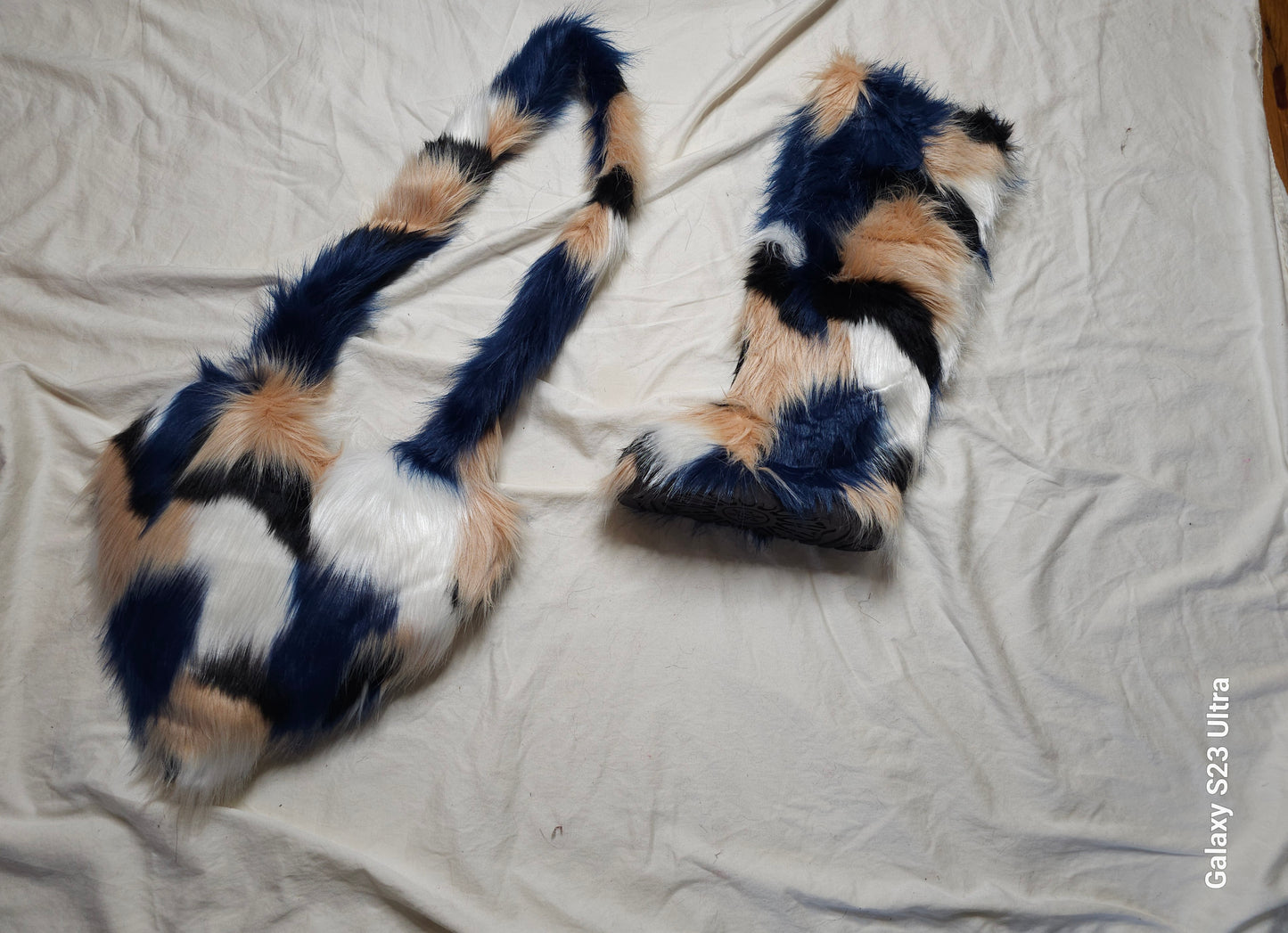 Fur Boots- Long with Purse