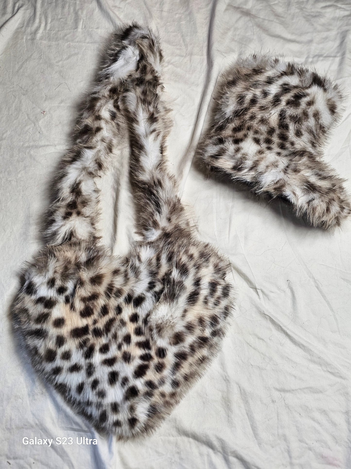 Fur Boots -Short with Purse