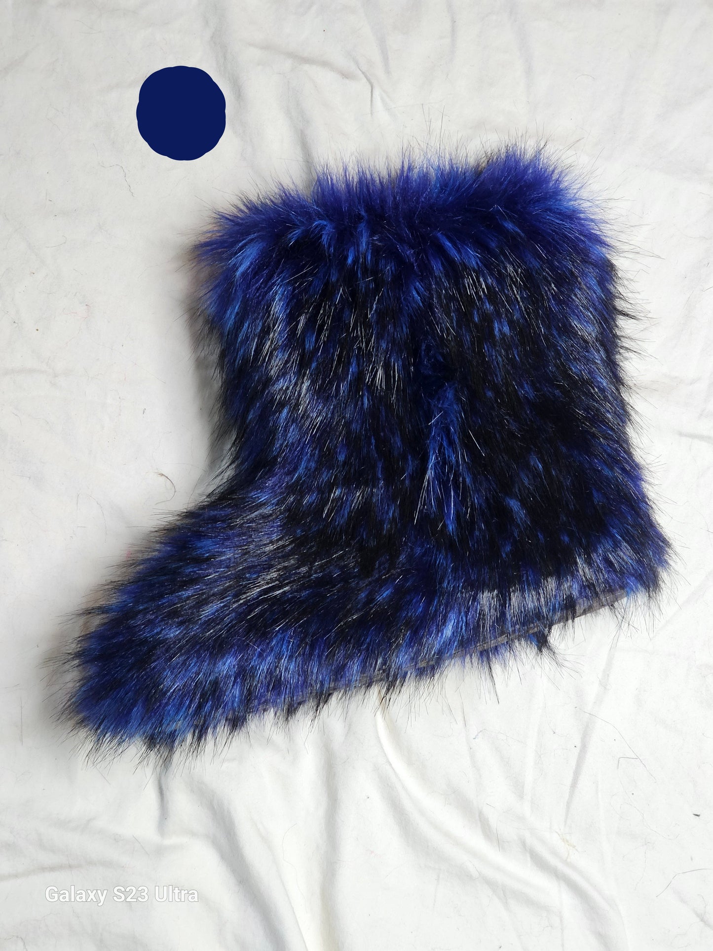 Fur Boots -Short with Purse