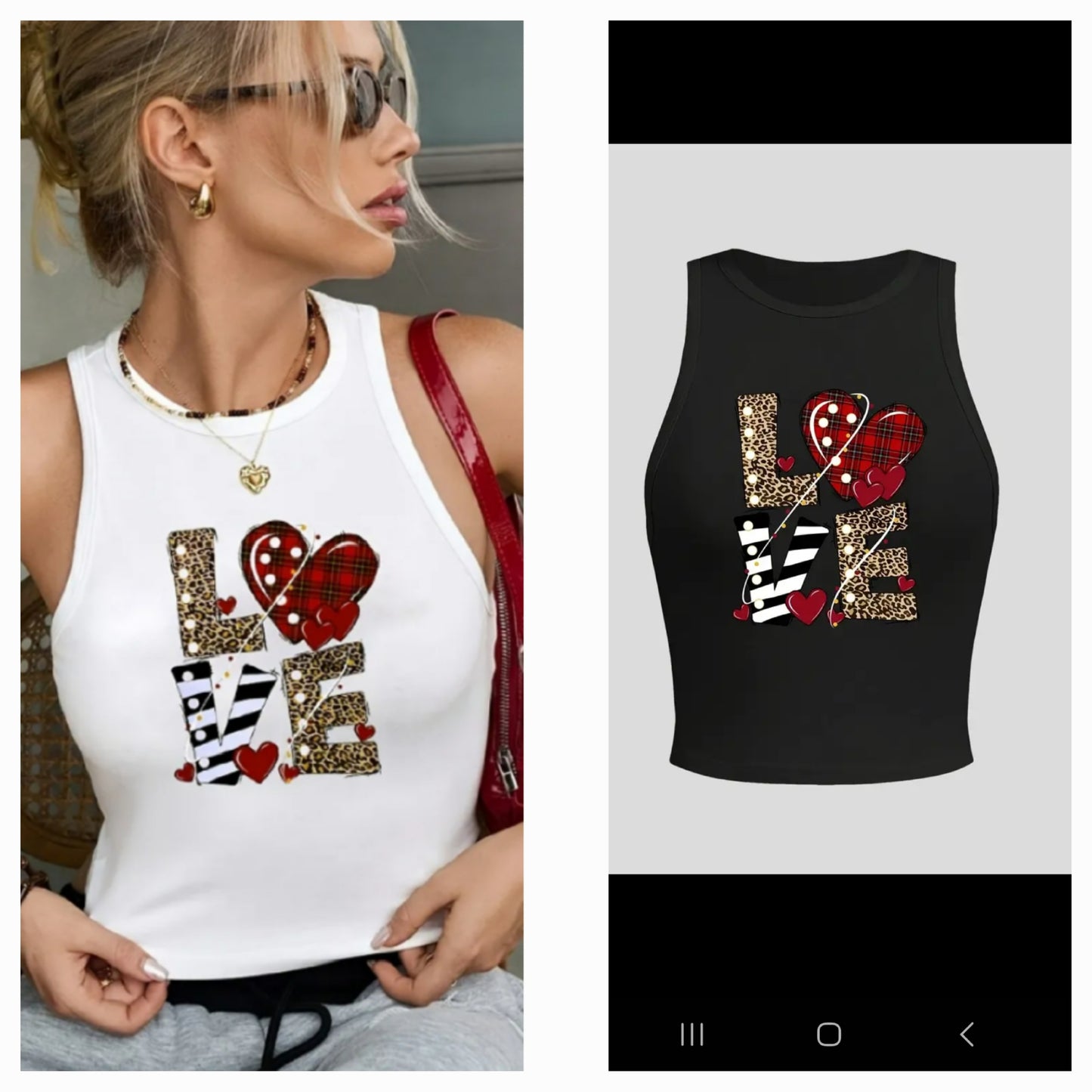 Graphic Tee LOVE Cheetah