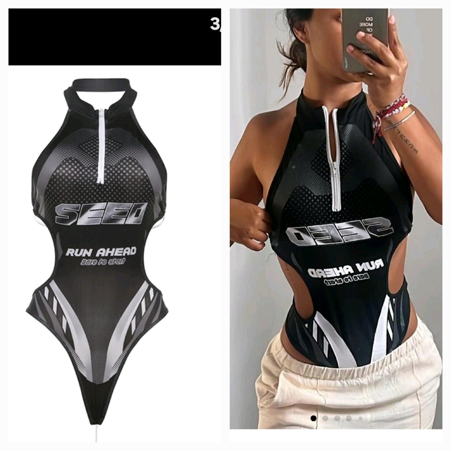 Racer bodysuit