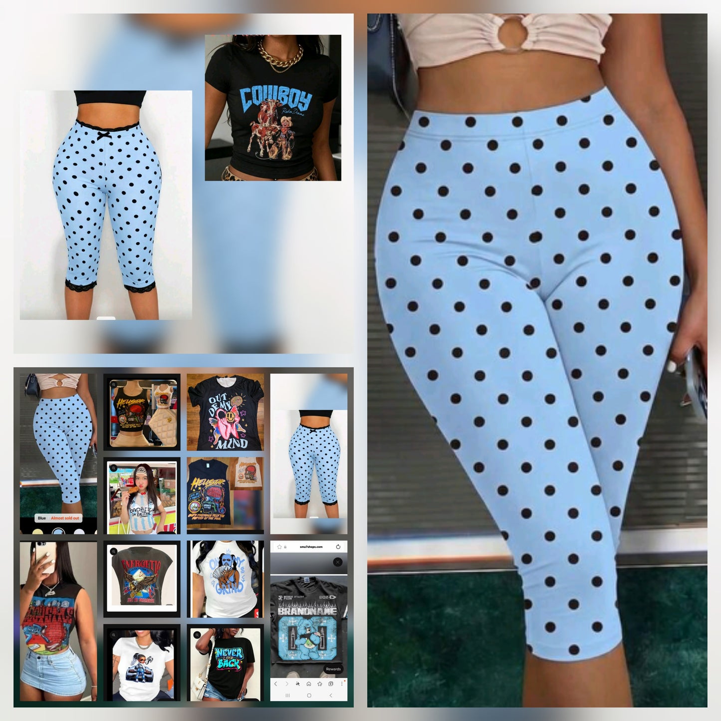 Polka Dot Pants only