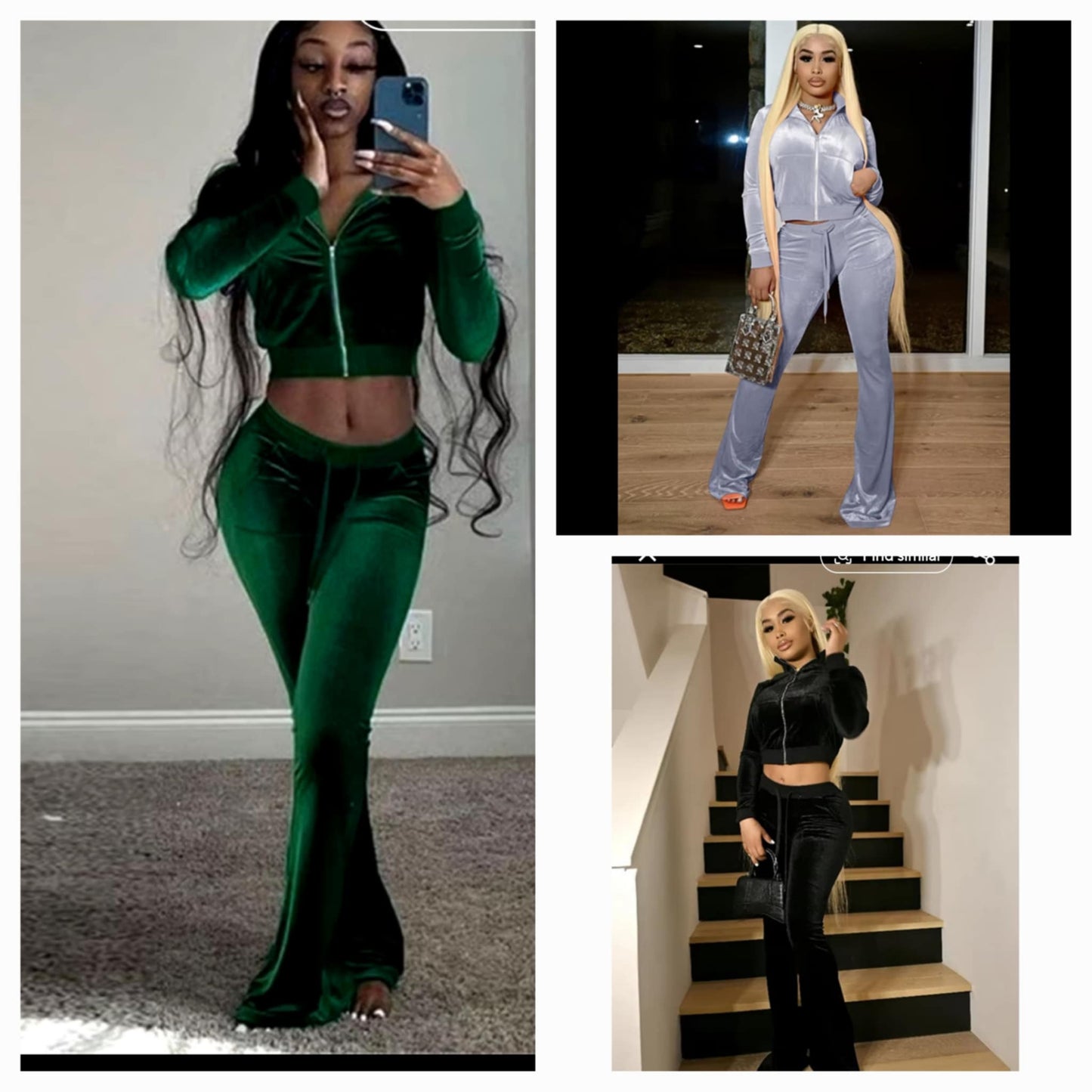 Chill - Velour Pant Set