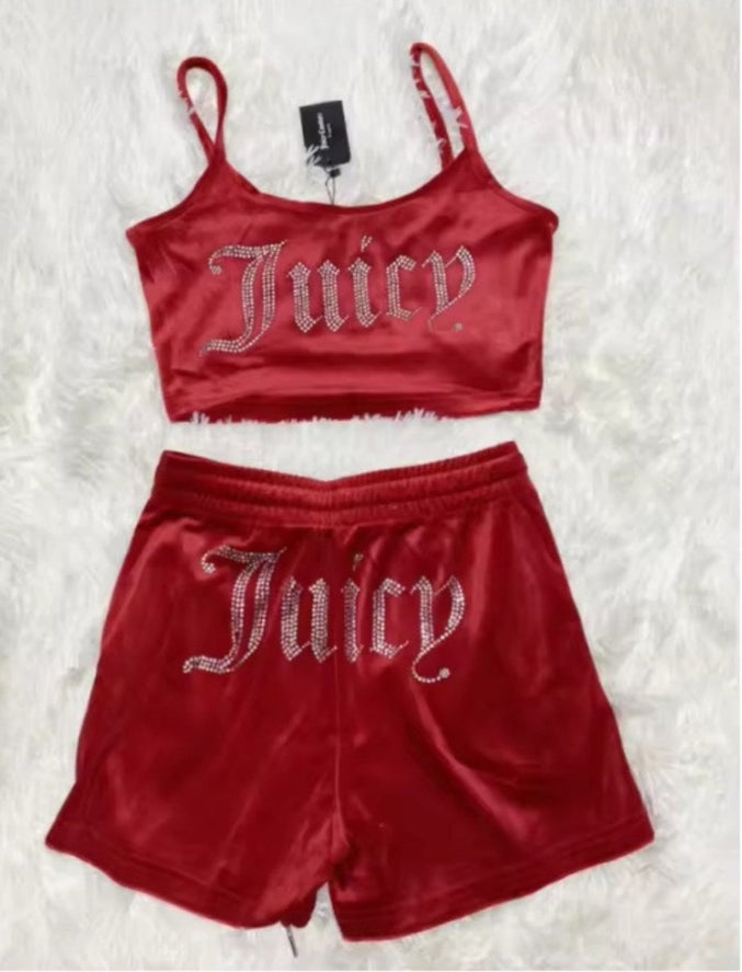 chill set - 2PC spaghetti short set