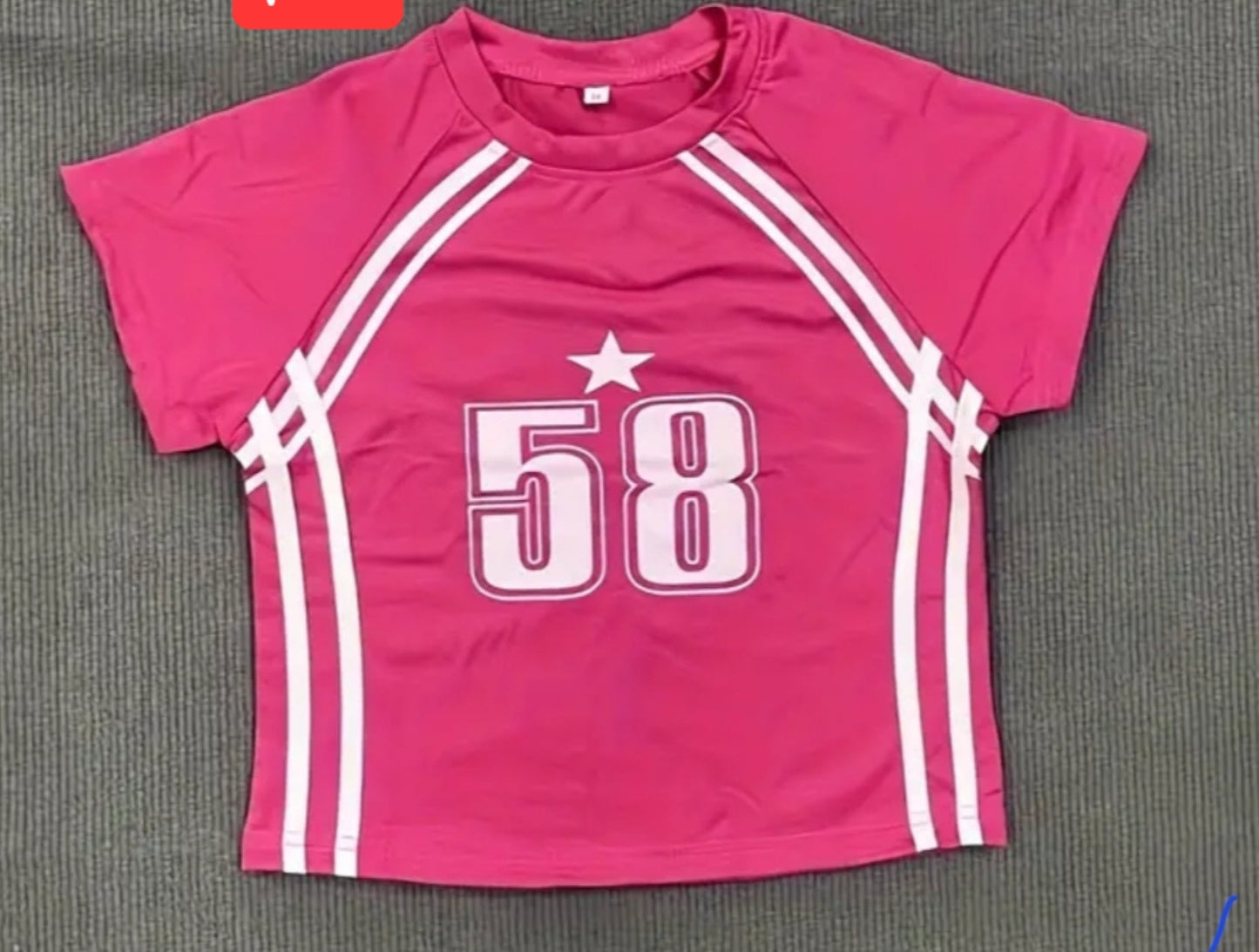 58 Graphic Tee - 3 colors Pink or Black