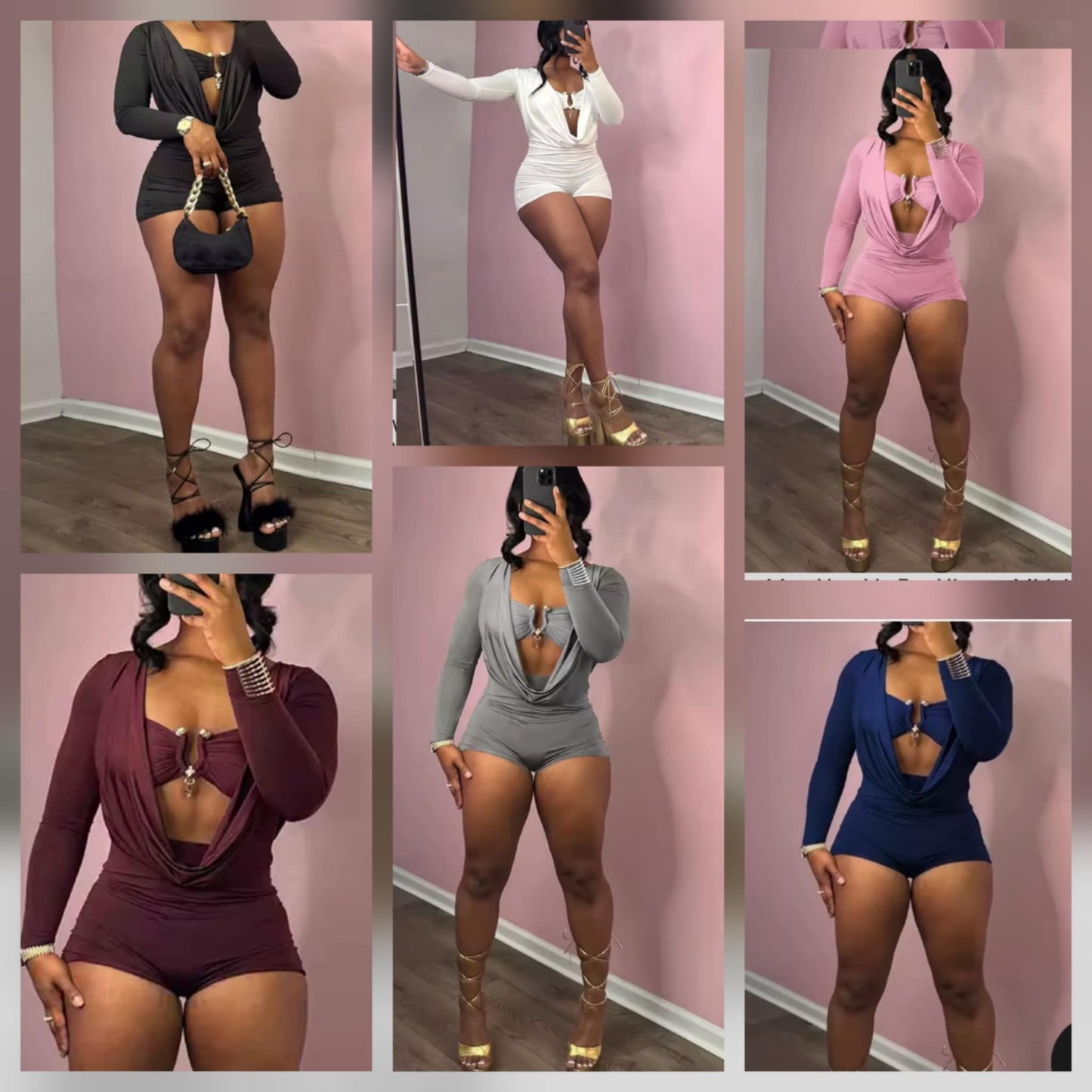 Long Sleeve Classy Romper