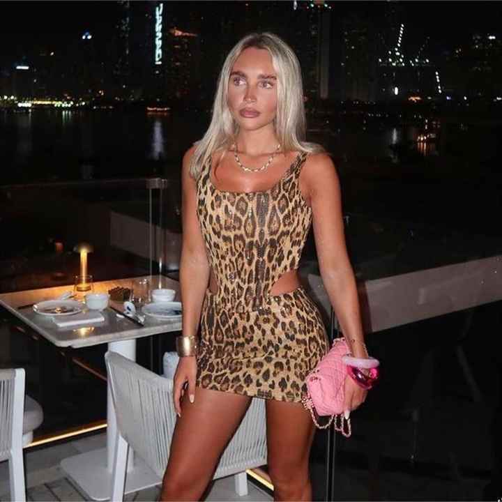 Leopard Skirt Set