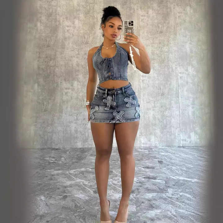 Giddy Up Denim Set