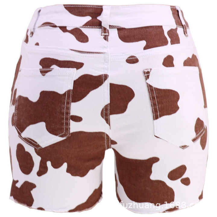 Cow Print Shorts