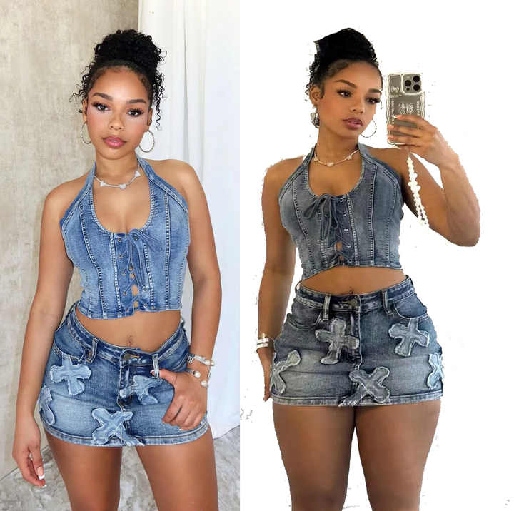 Giddy Up Denim Set