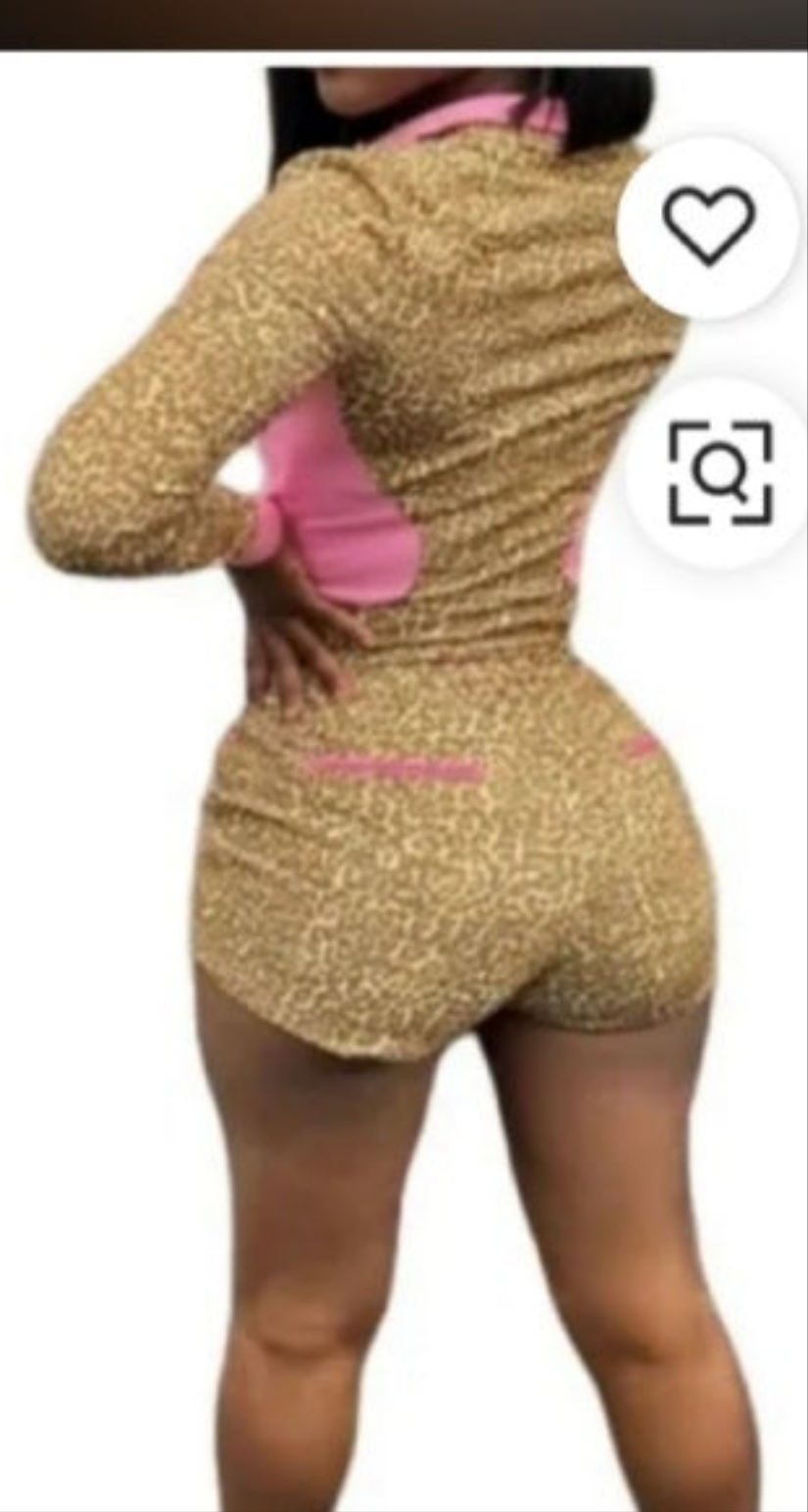 Chill Color block Short set -pink or red