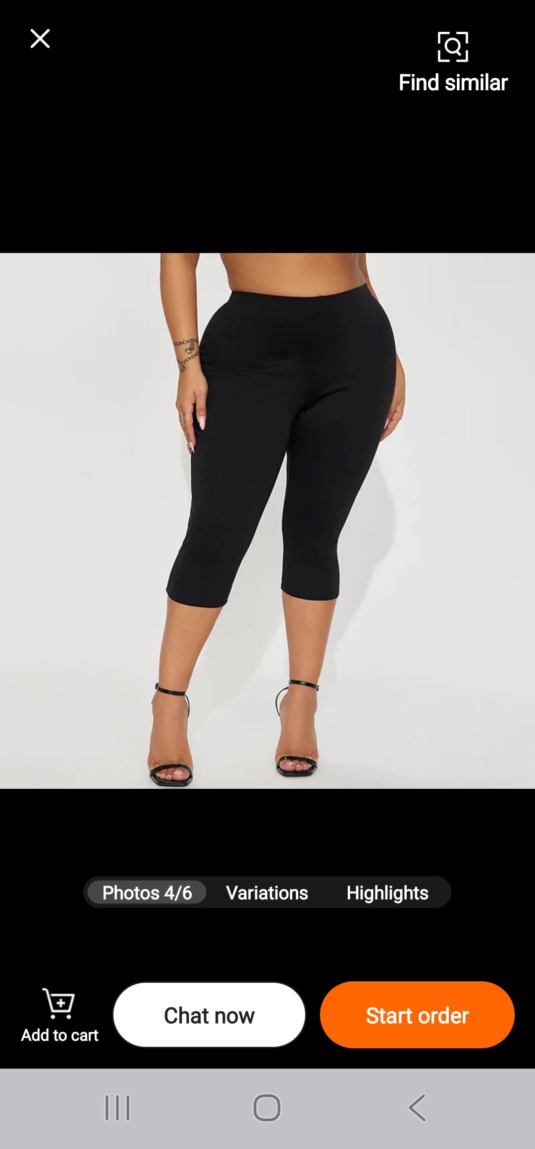 Black Capri leggins