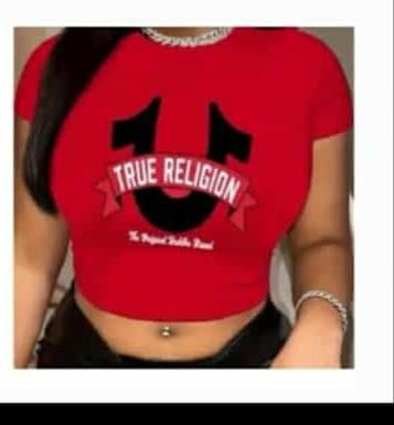 Graphic Tee Red and Black