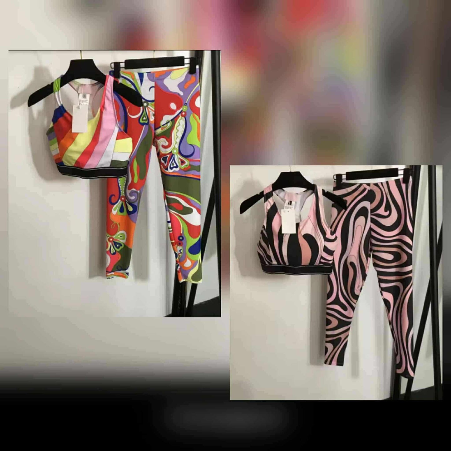 Bralette Pant Set swirl