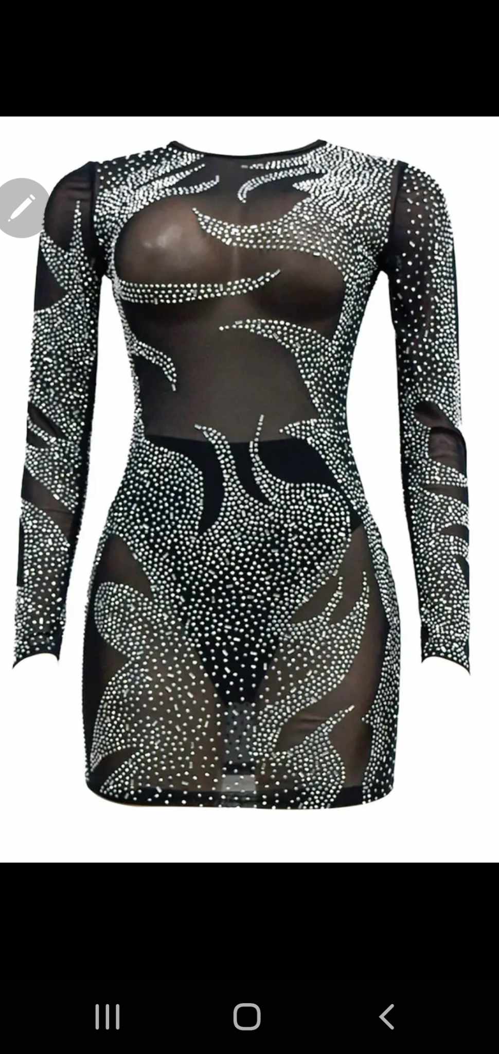 Rhinestone Dress