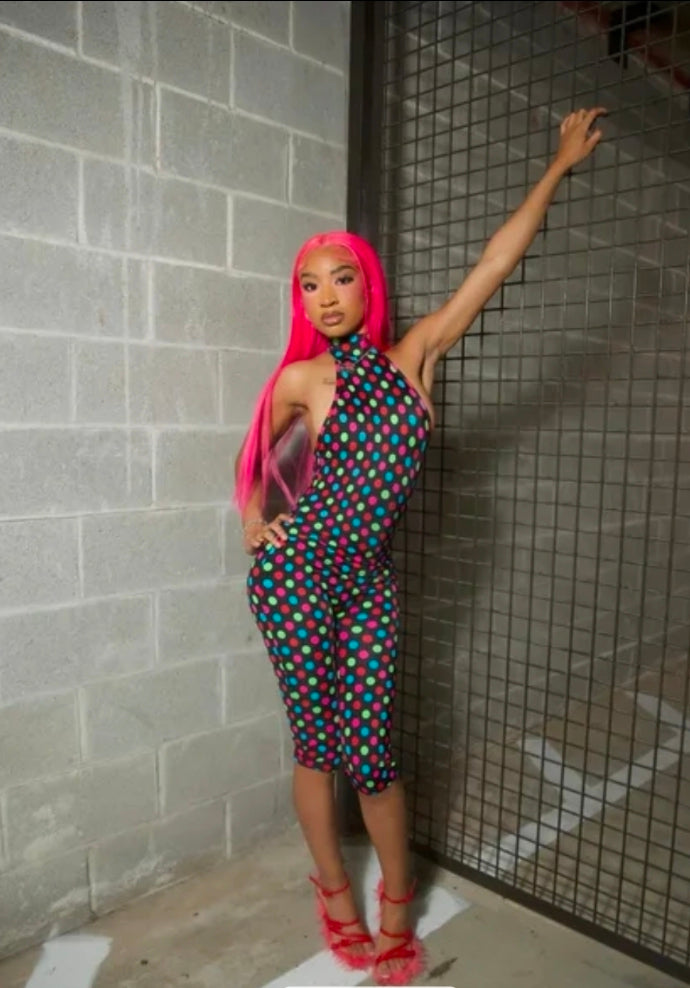 Colorful Polka Jumpsuit