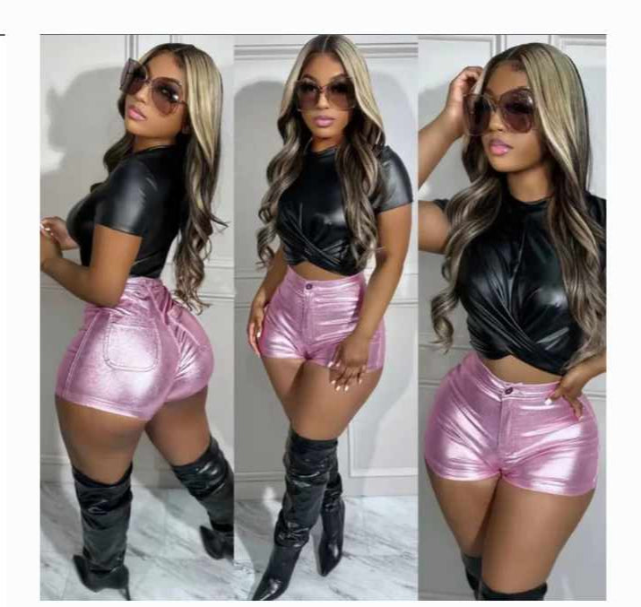 Metallic shorts