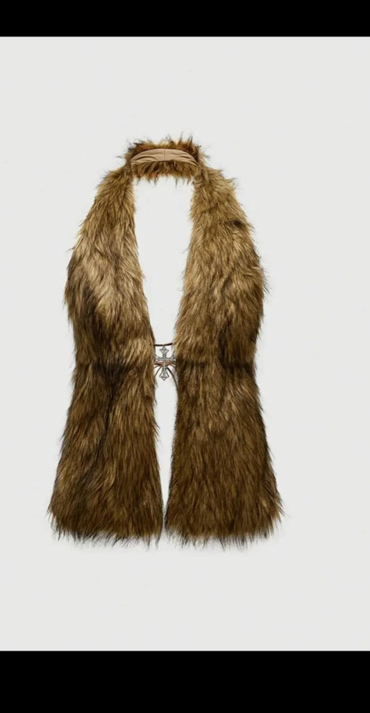 Fur Top Backless