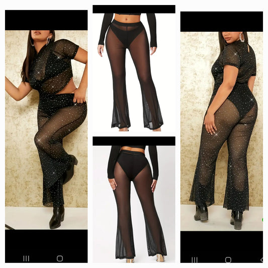 Mesh Pant Set