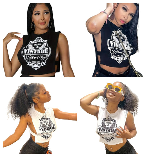 Muscle Graphic Tee Vintage