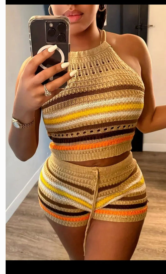 Crochet Short Set