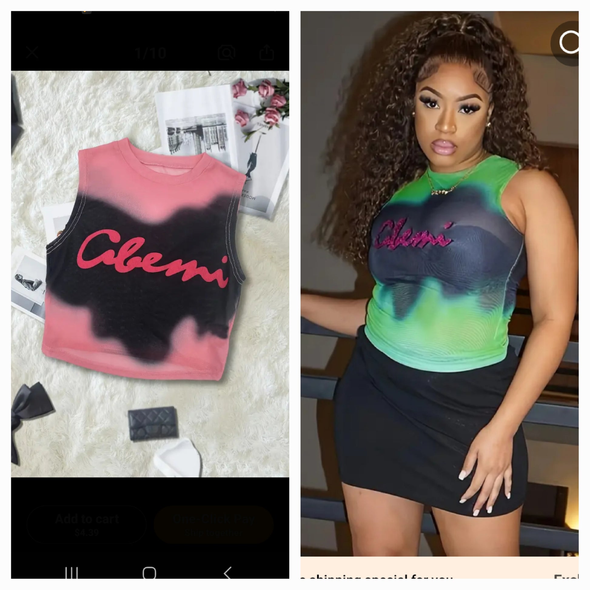 women's trendy mesh top