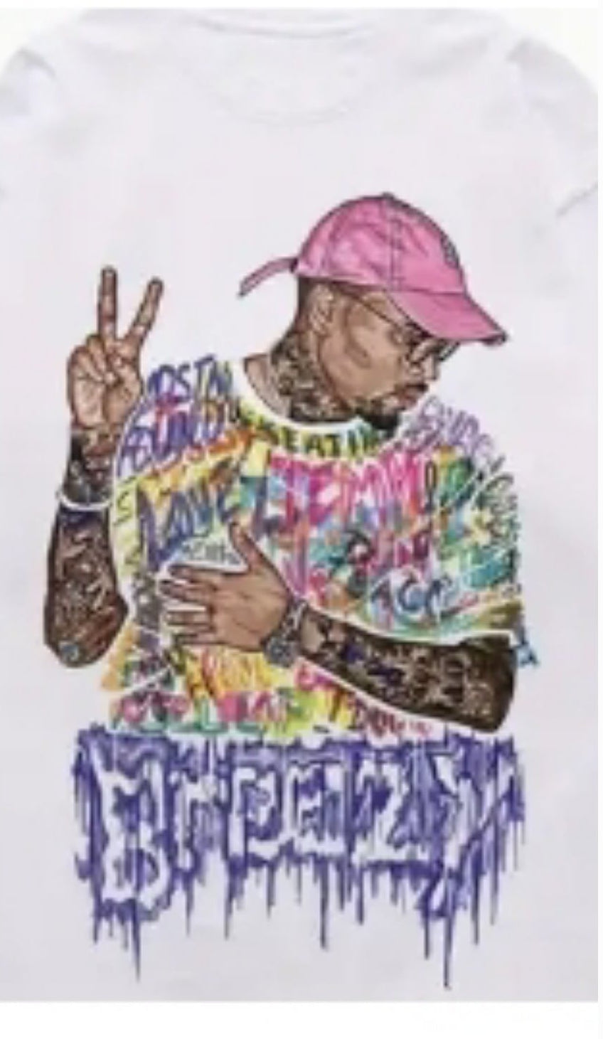 Breezy Graphic Tee -Oversized