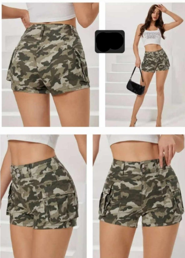 Camo Cargo Shorts