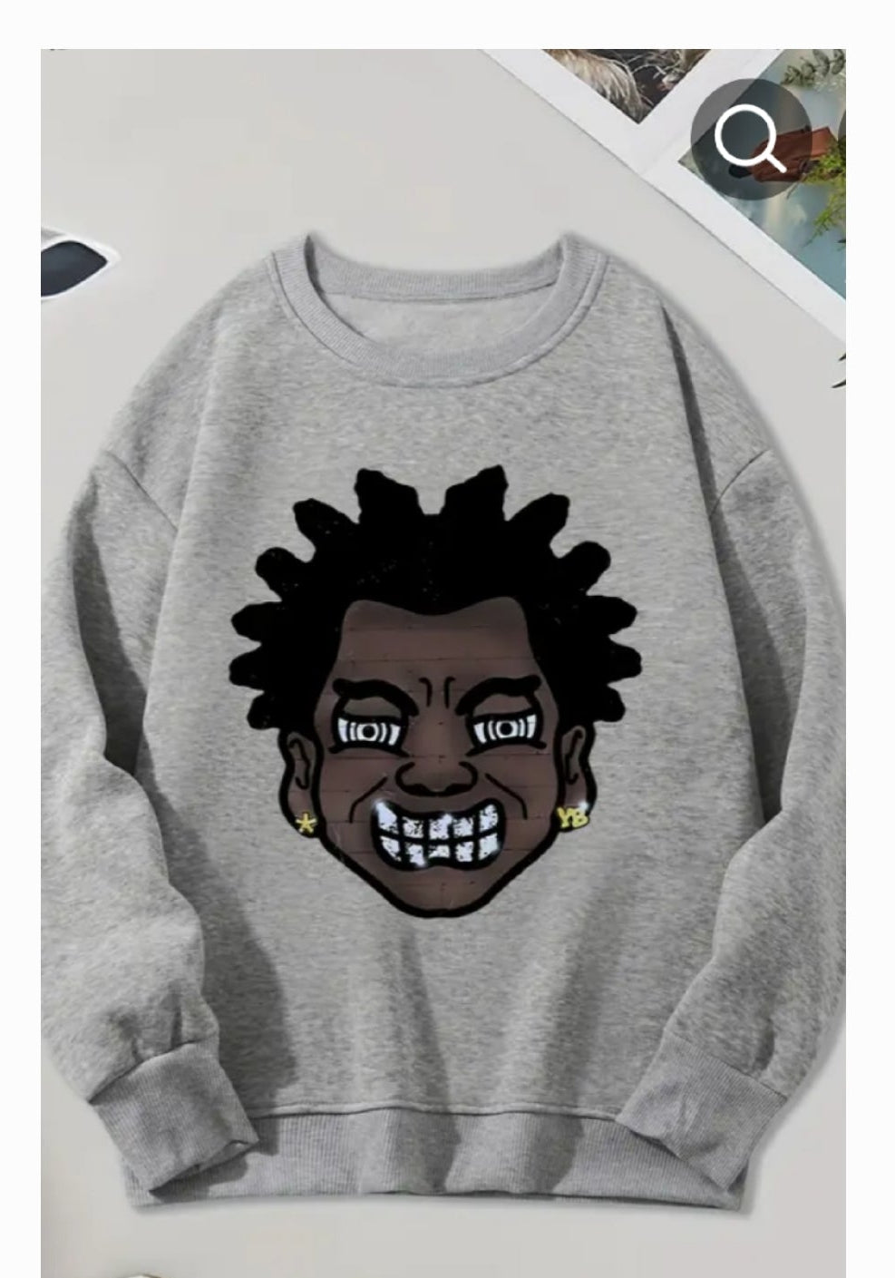 Graphic Spike Sweatshirt