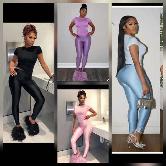 Chill Pant set pastel colors