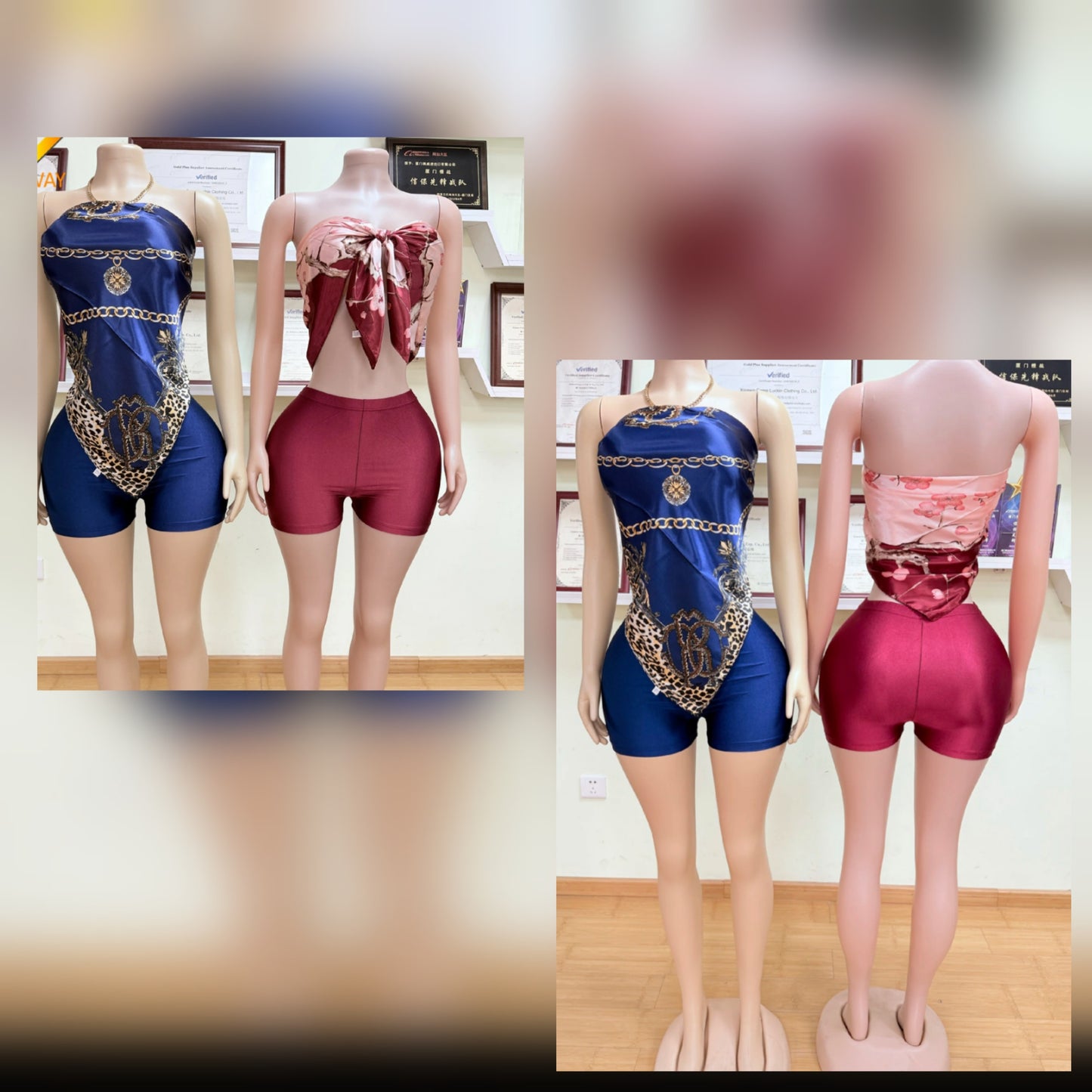 Scarf short set