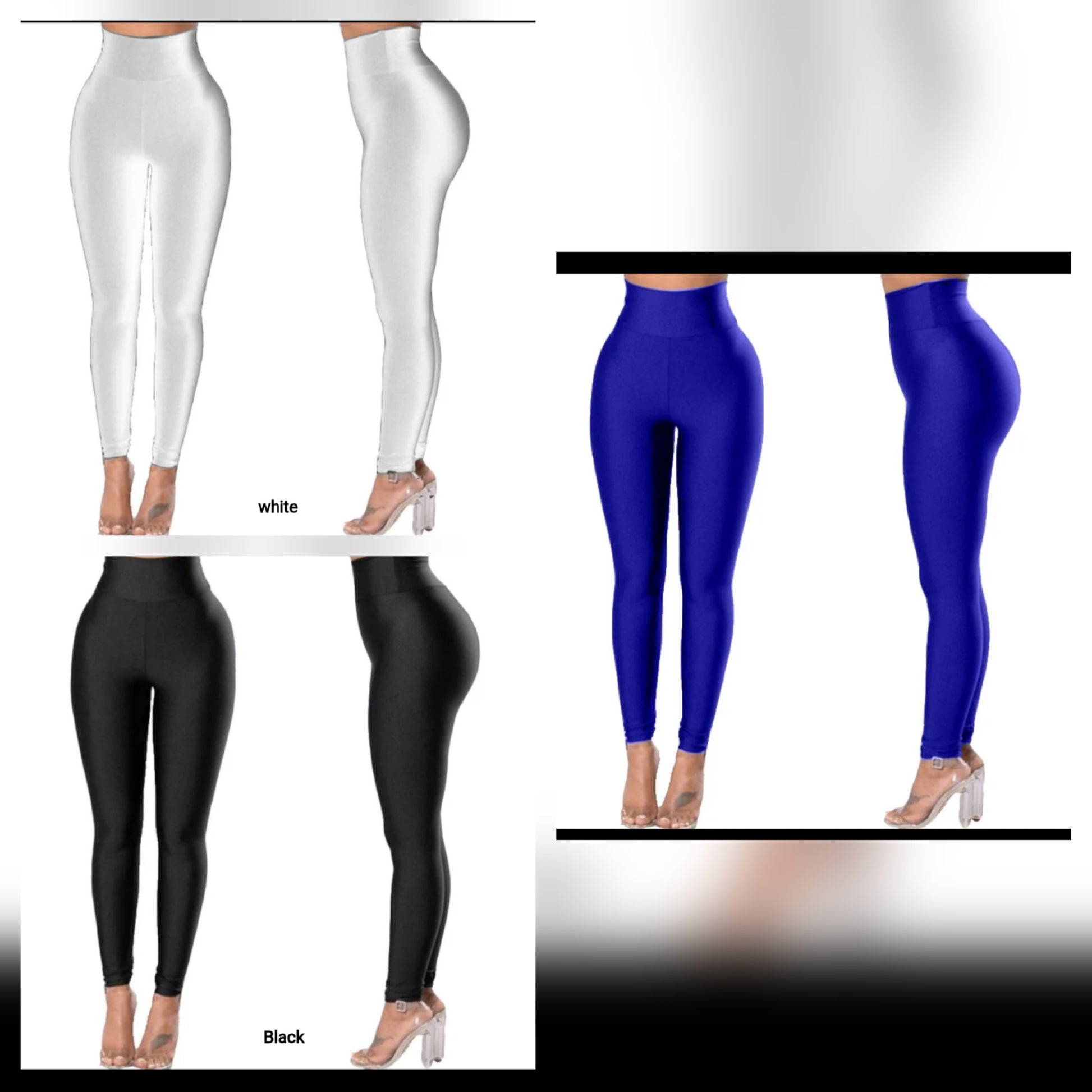 Graphic muscle brain capri set in white and black colors, showcasing stylish and trendy leggings.