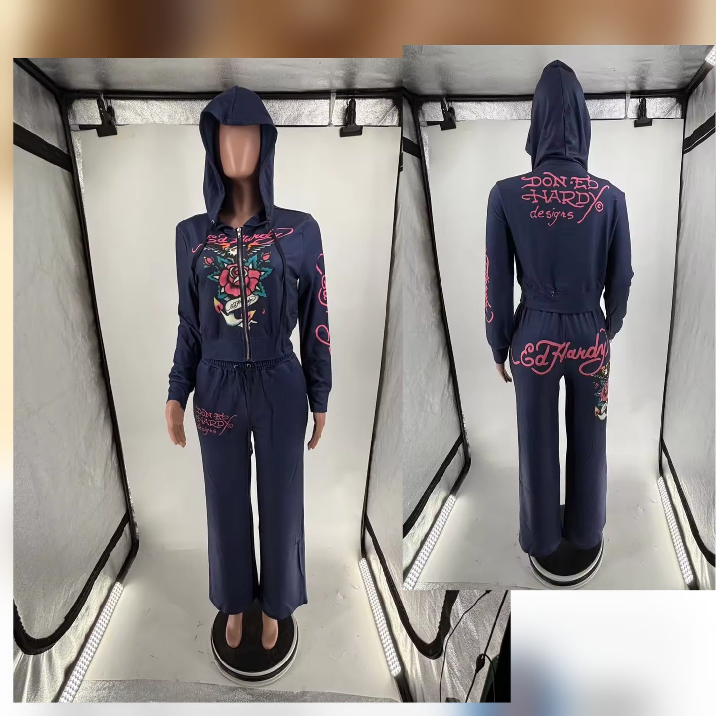 Tall friendly Graphic Pant Chill Set