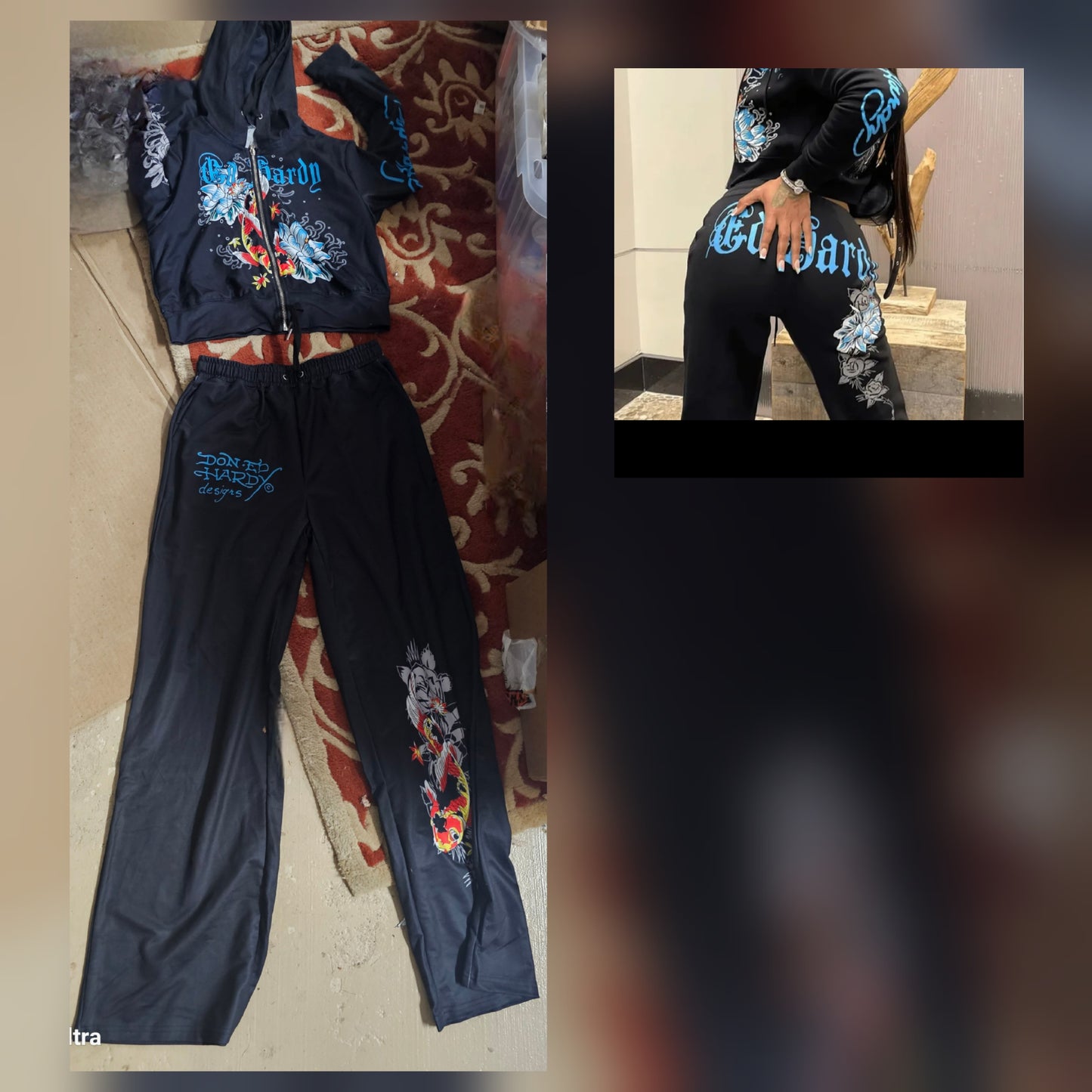 Tall friendly Graphic Pant Chill Set