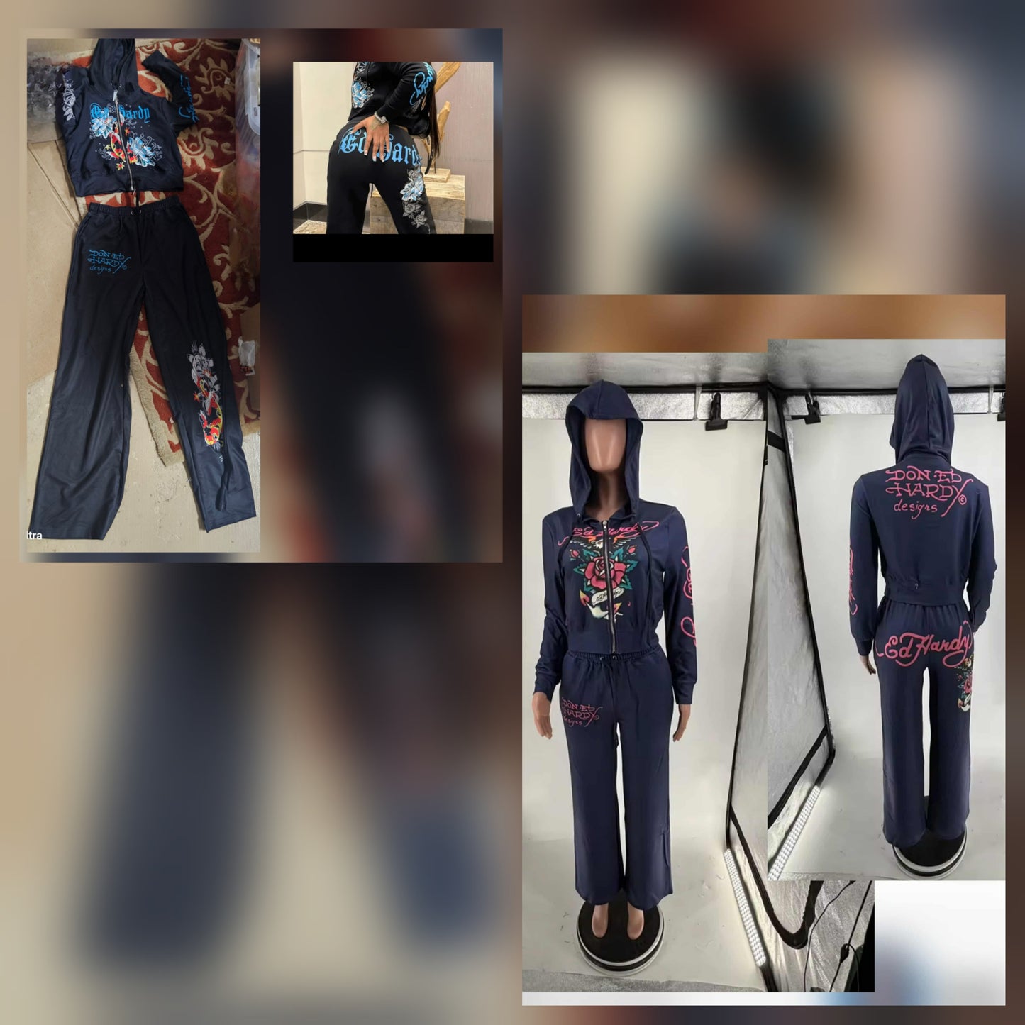 Tall friendly Graphic Pant Chill Set