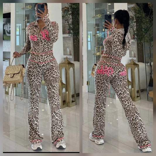 Cheetah Chill Pant Set