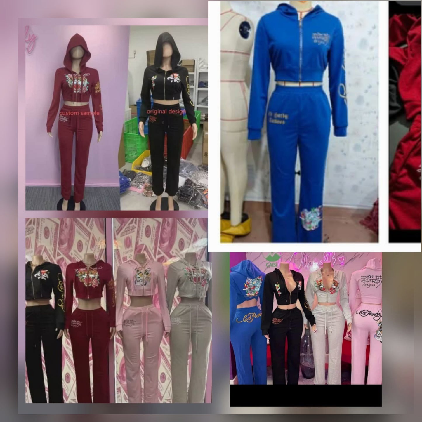 Tall Friendly Graphic Pant Set featuring stylish outfits in various colors for tall women, perfect graphic pant set for tall women.