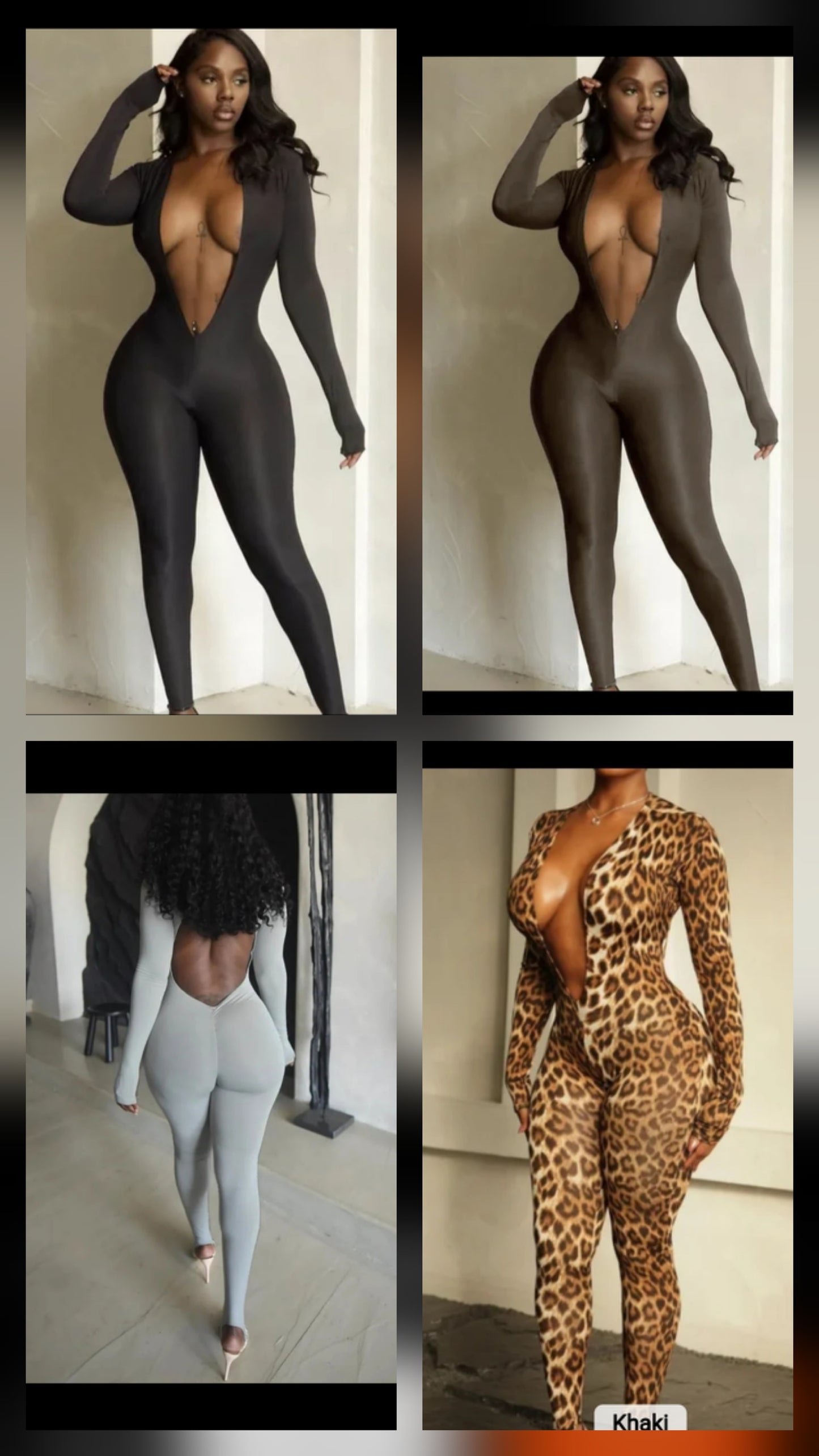 DEEP V PLUNGE JUMPSUIT