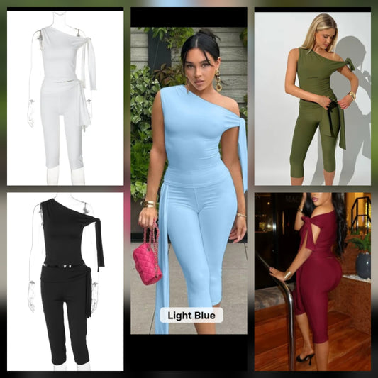 2PC Capri Pant Set