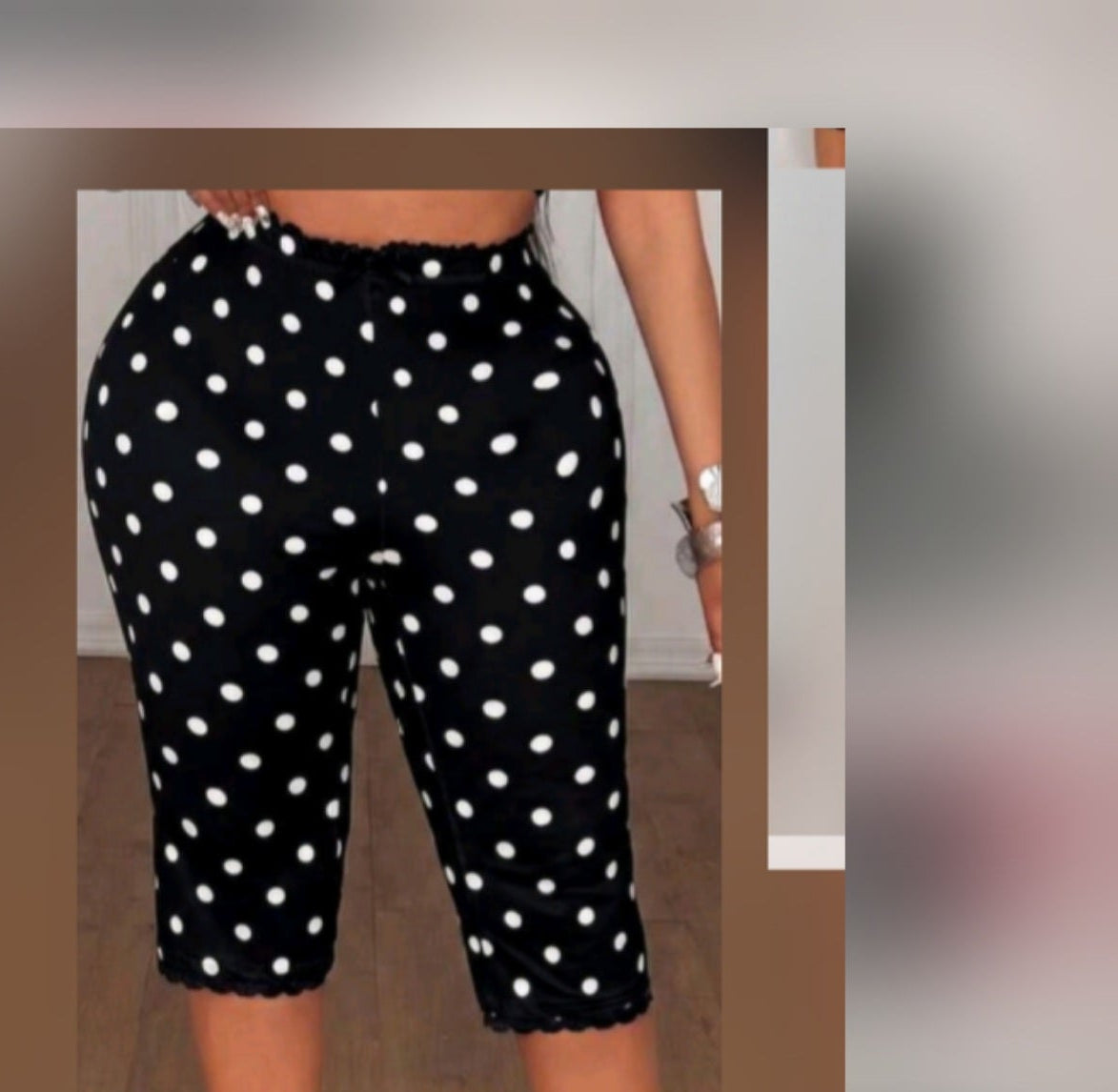 Graphic Tee Throat punch Set polka