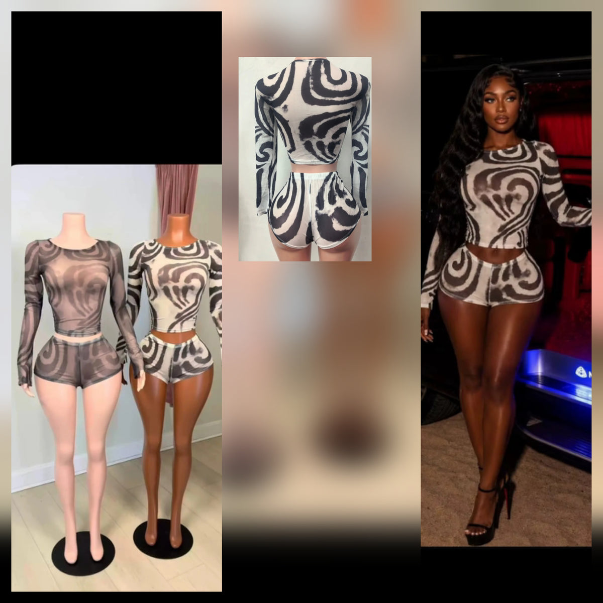 Swirl Short Set