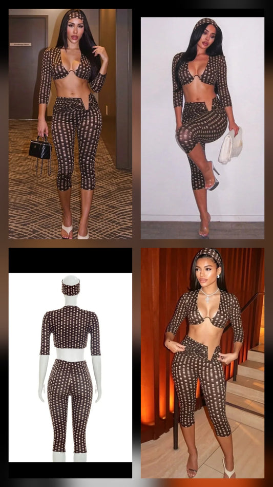 Polka pant set
