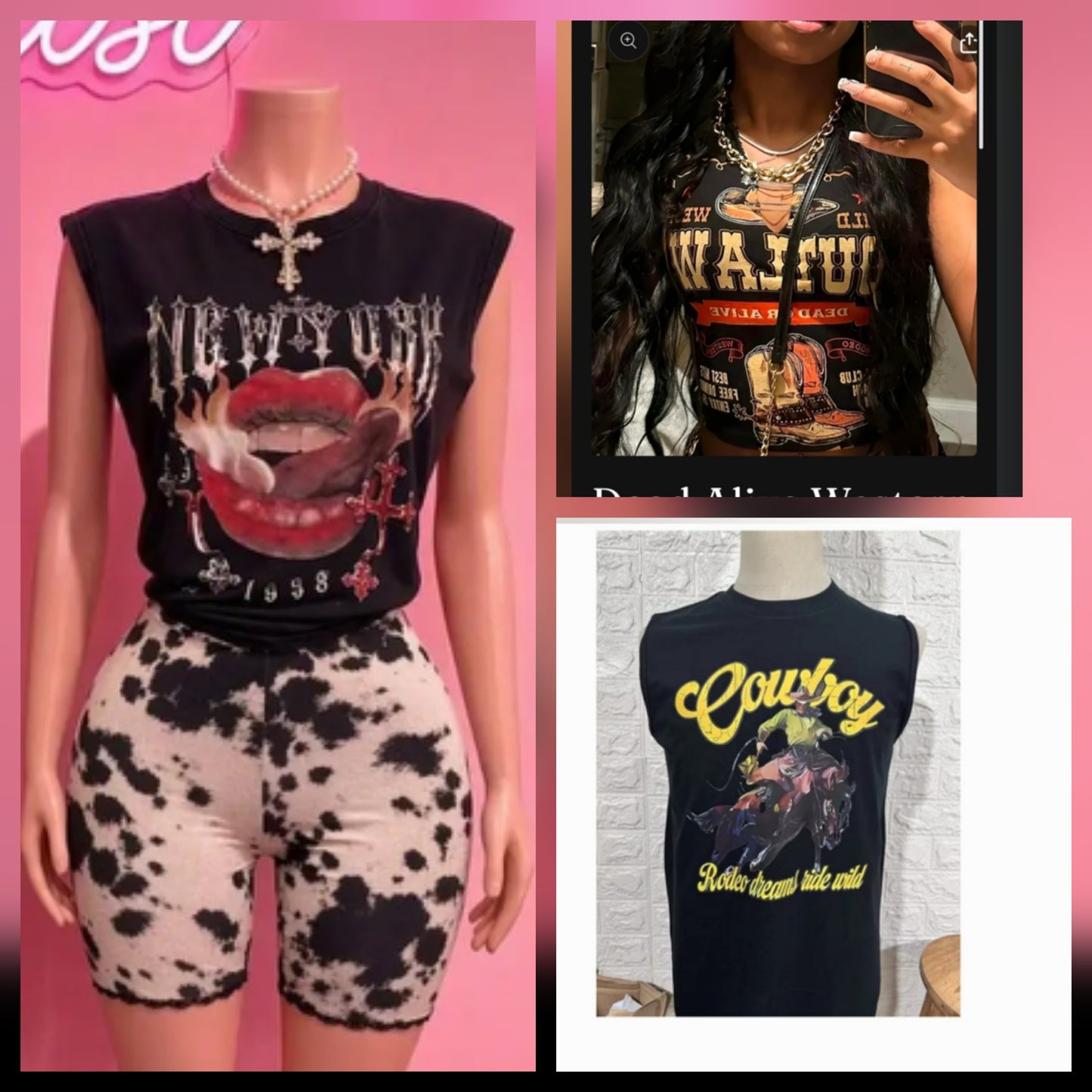 Cow print Short Set