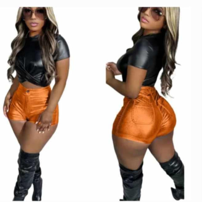 Metallic shorts