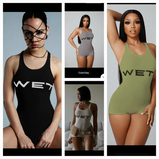 WET Graphic Romper