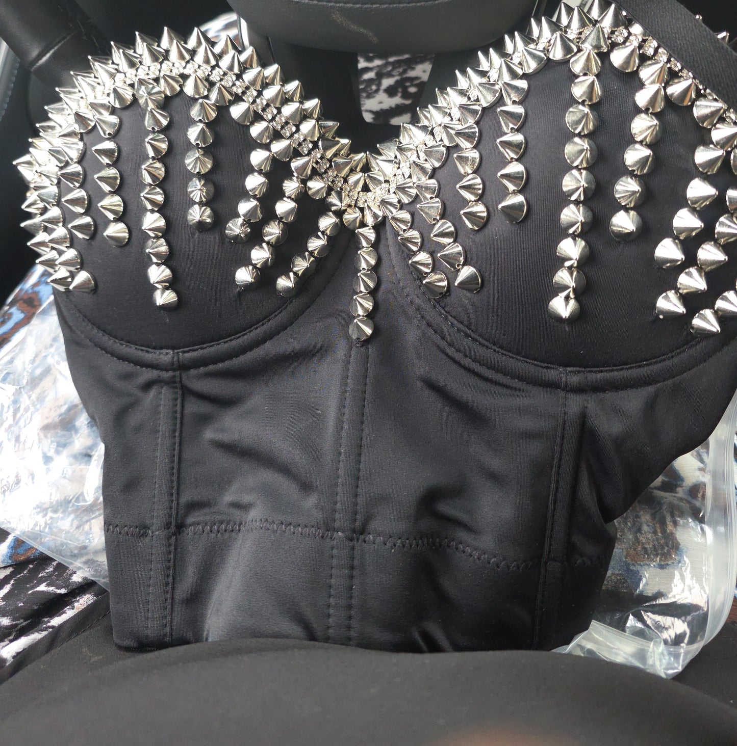 Gold or Silver Bustier Corset