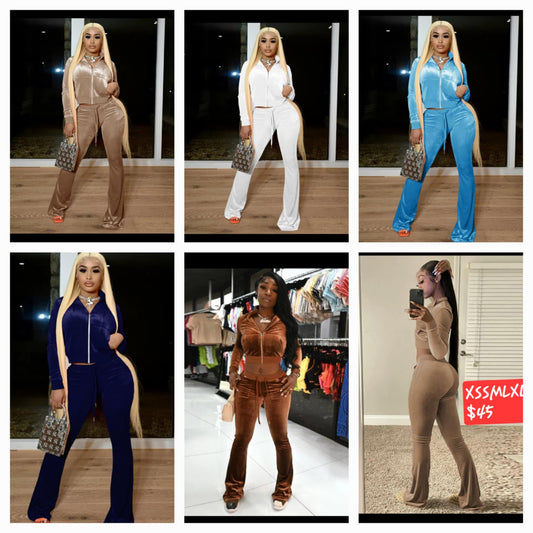 Chill - Velour Pant Set